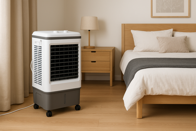 Industrial 4-in-1 Evaporative Air Cooler with 12-Gallon Tank