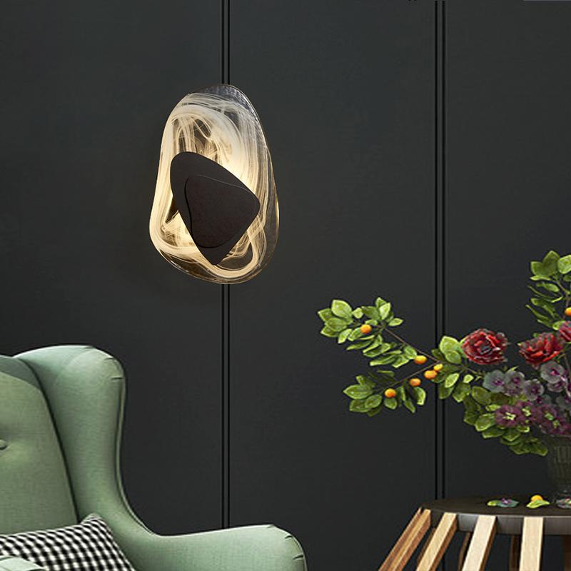 Modern Nordic Crystal Wall Sconce – Elegant LED Lighting