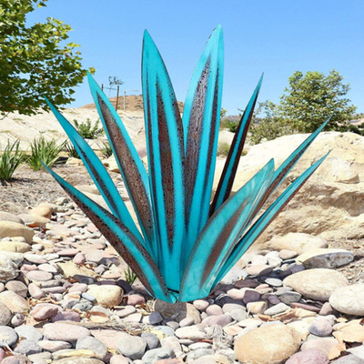 Handmade Agave Decorative Plant, Natural Polystone Design
