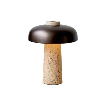 Travertine Stone Table Lamp with G9 Base