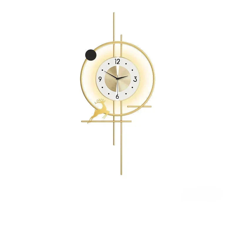 Modern Wall Clock – Silent Quartz Design