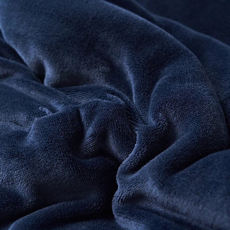 Reversible Sherpa Fleece Blanket for Bed and Sofa