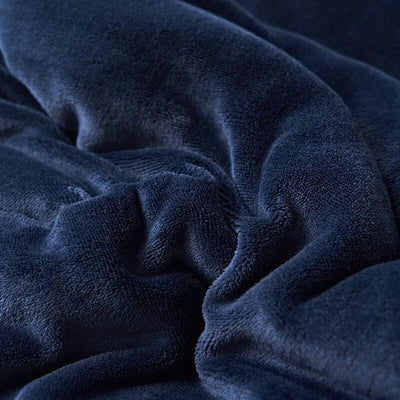 Reversible Sherpa Fleece Blanket for Bed and Sofa