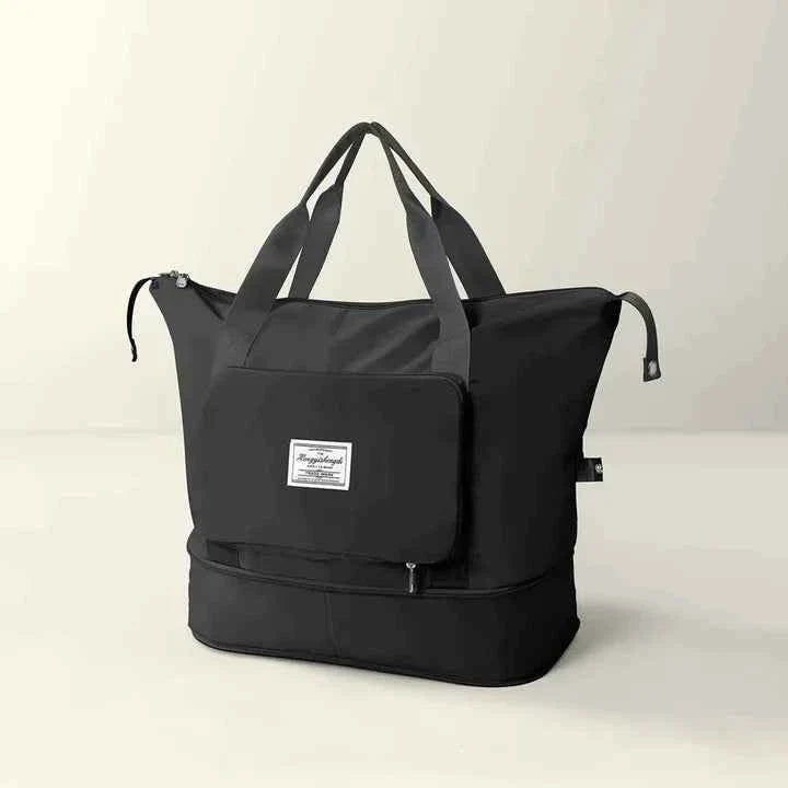 Foldable Travel Duffel Bag with Trolley Sleeve