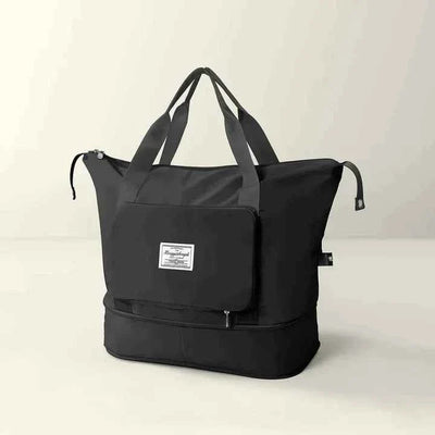 Foldable Travel Duffel Bag with Trolley Sleeve