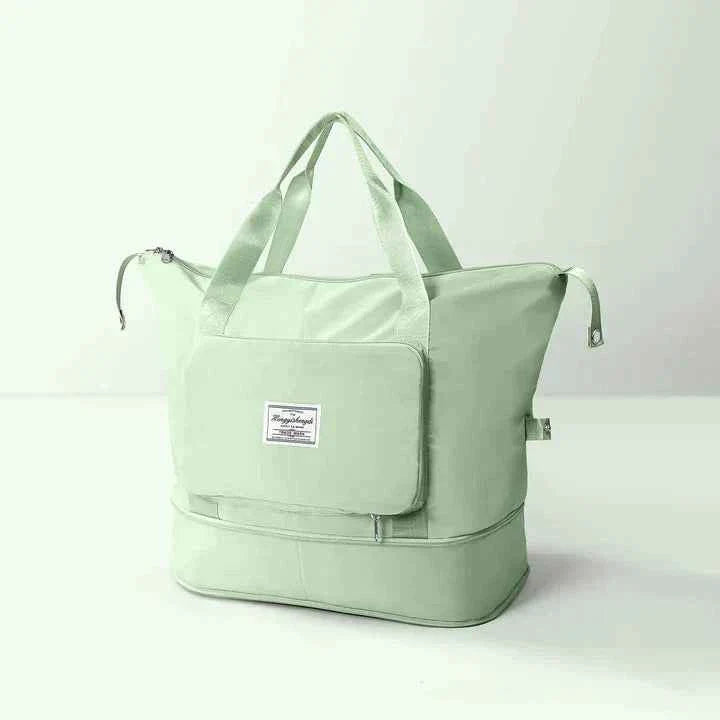 Foldable Travel Duffel Bag with Trolley Sleeve