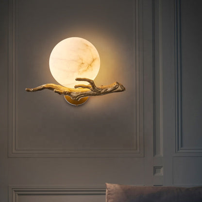 MarbleGlow - Contemporary Wall Lamp