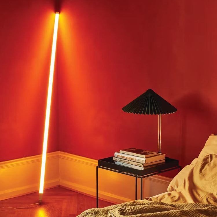 Color-Changing LED Neon Tube Floor Lamp