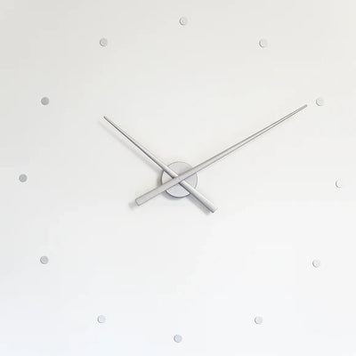 Minimalist Black Modern Wall Clock 40cm