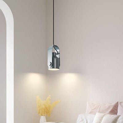 Nordic Wood & Metal Pendant Spotlight – Minimalist Hanging Light