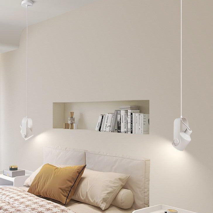 Nordic Wood & Metal Pendant Spotlight – Minimalist Hanging Light