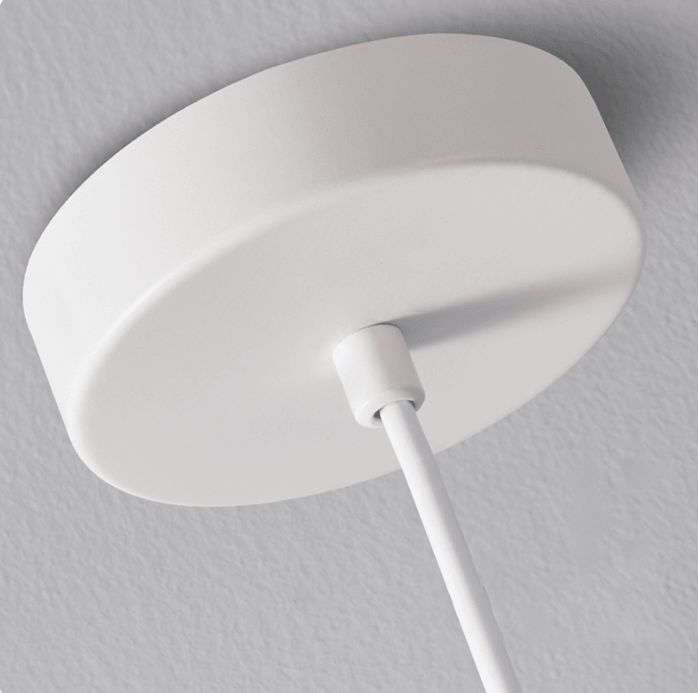 Nordic Wood & Metal Pendant Spotlight – Minimalist Hanging Light
