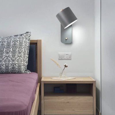 Modern Nordic LED Wall Light with Switch