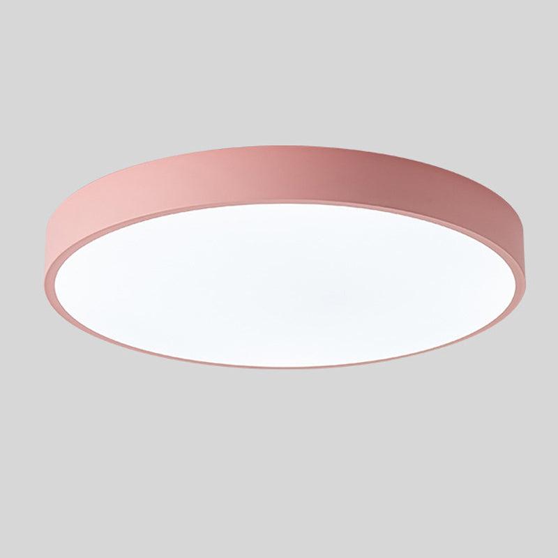 Nordic Wood LED Ceiling Light – Macaron Design, 23–30cm