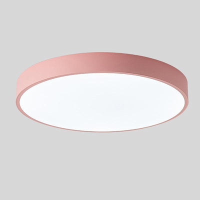 Nordic Wood LED Ceiling Light – Macaron Design, 23–30cm
