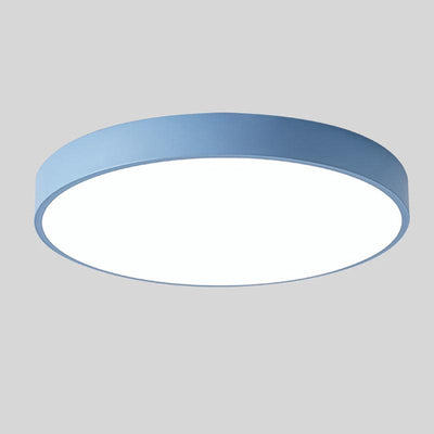 Nordic Wood LED Ceiling Light – Macaron Design, 23–30cm