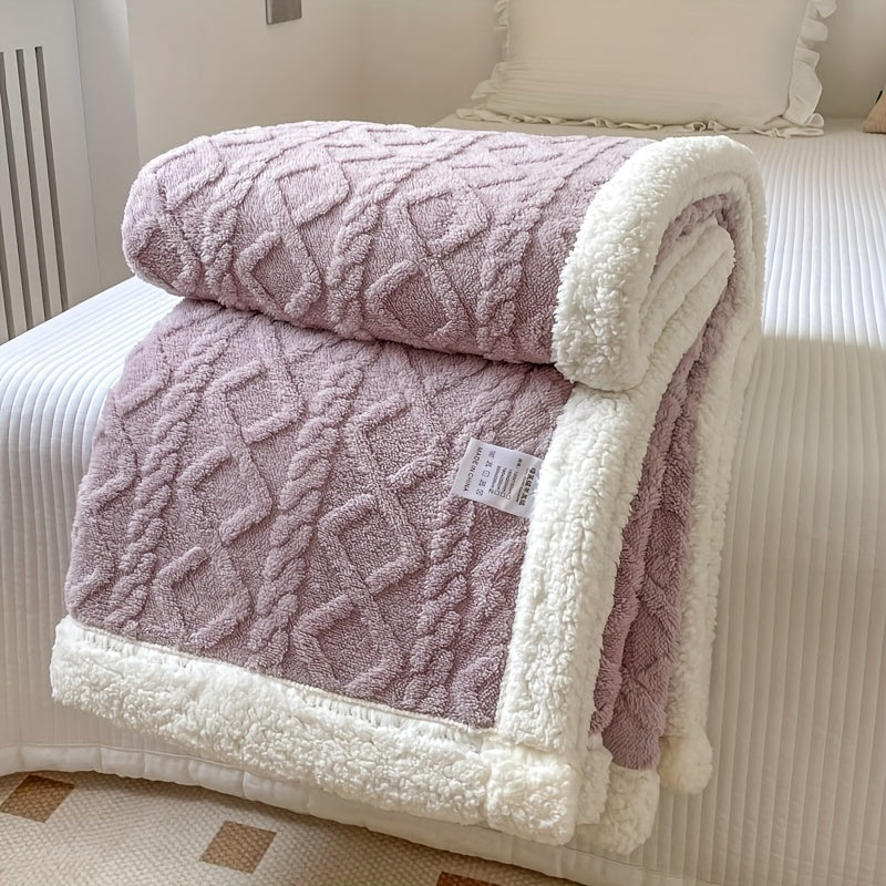 Soft Comfort Blanket for Bed, Sofa, and Travel