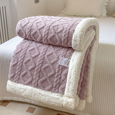 Soft Comfort Blanket for Bed, Sofa, and Travel