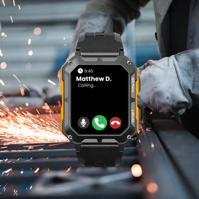 Rugged Smartwatch with Health Tracking & Calls