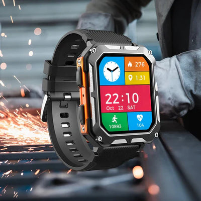 Rugged Smartwatch with Health Tracking & Calls