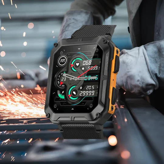 Rugged Smartwatch with Health Tracking & Calls