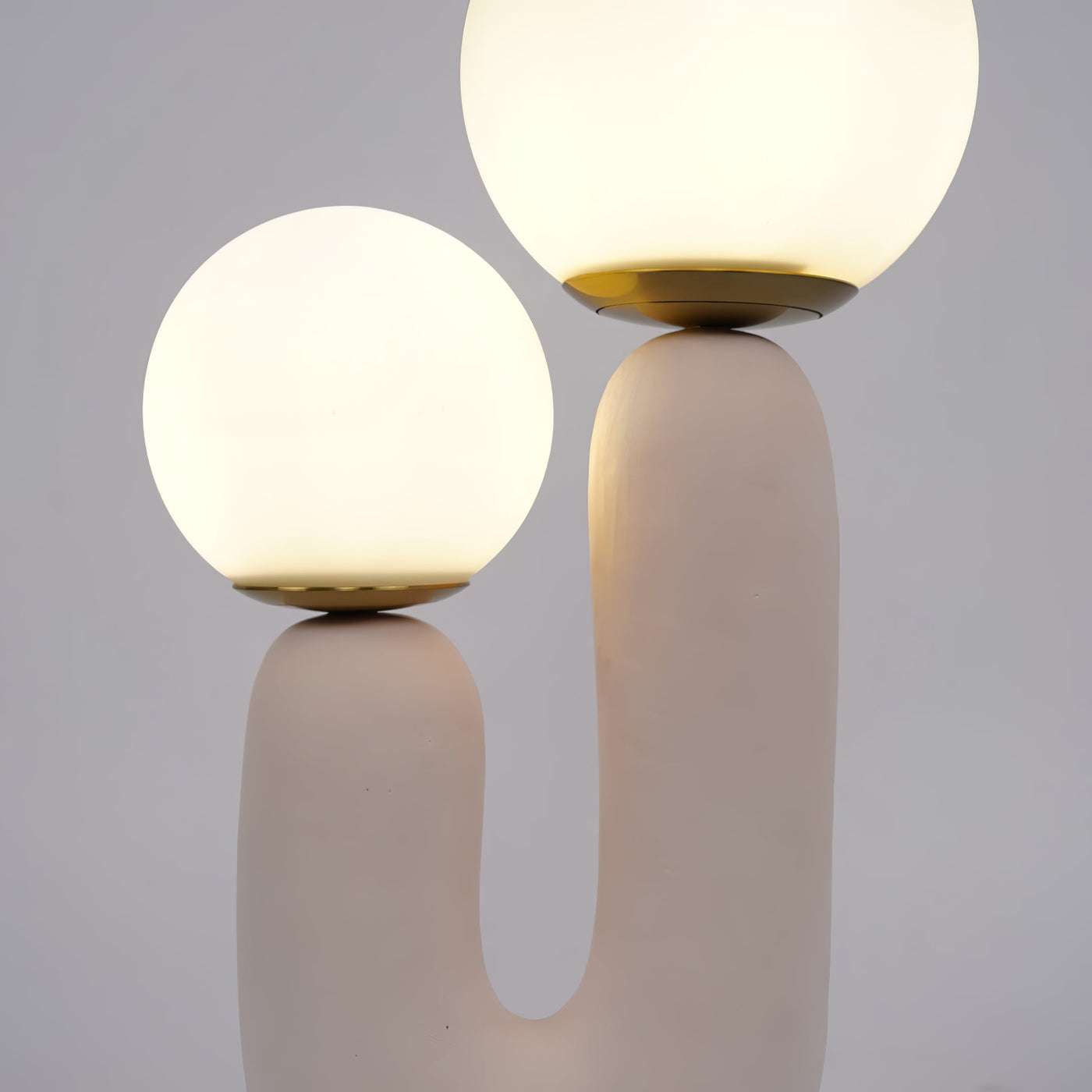 Modern Glass and Resin Table Lamp