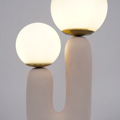 Modern Glass and Resin Table Lamp