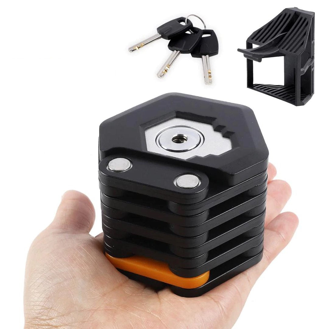 Folding Bike Lock with High-Security Design