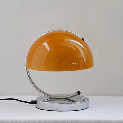 Mushroom Glass Table Lamp in Danish Style