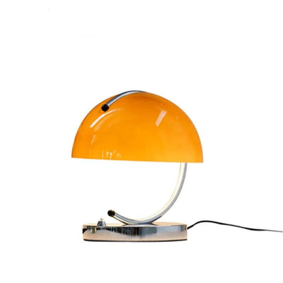 Mushroom Glass Table Lamp in Danish Style