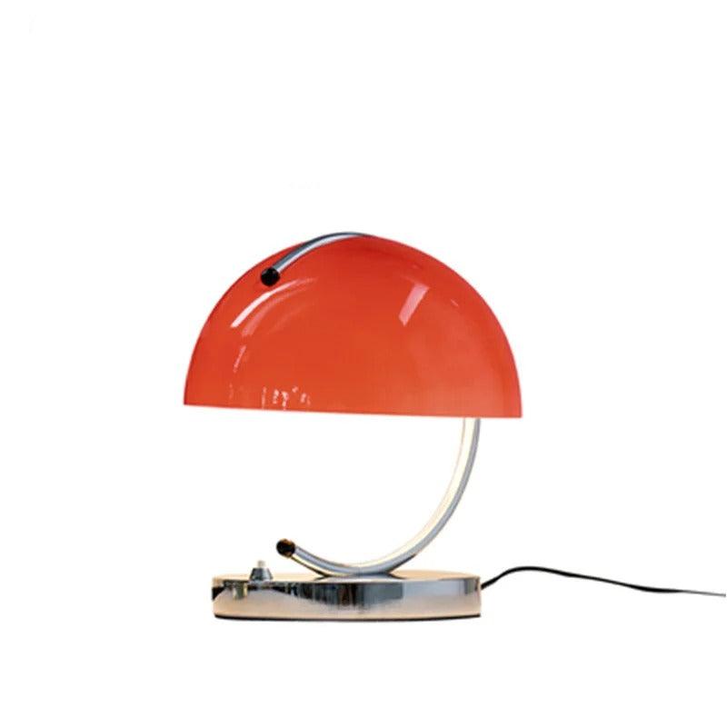 Mushroom Glass Table Lamp in Danish Style