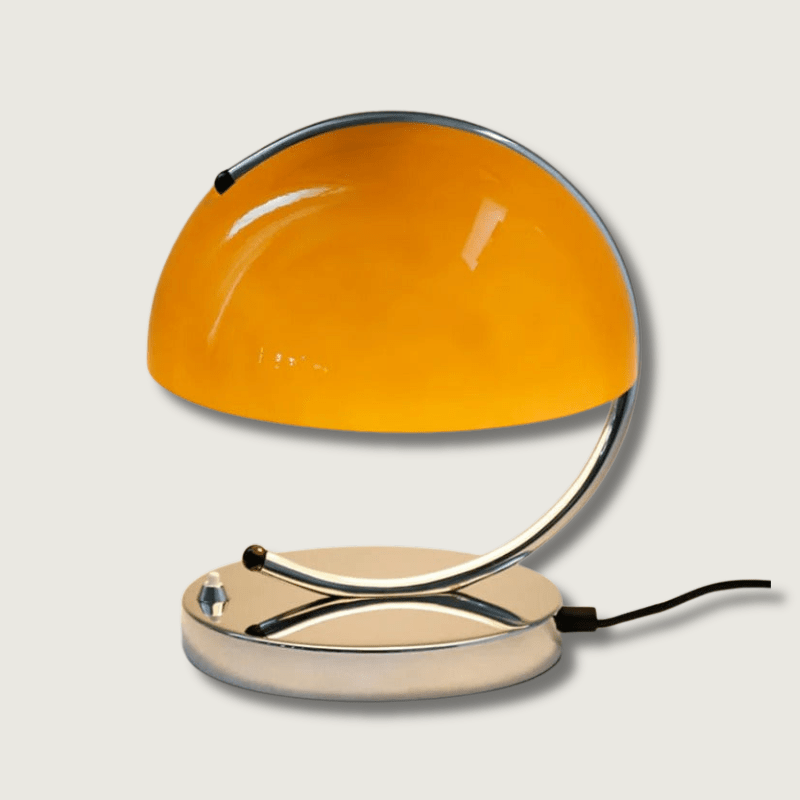 Mushroom Glass Table Lamp in Danish Style