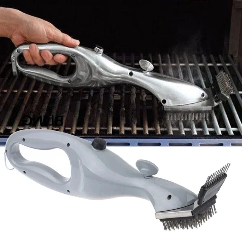 Barbecue Grill Cleaning Brush with Charcoal Scraper for BBQ