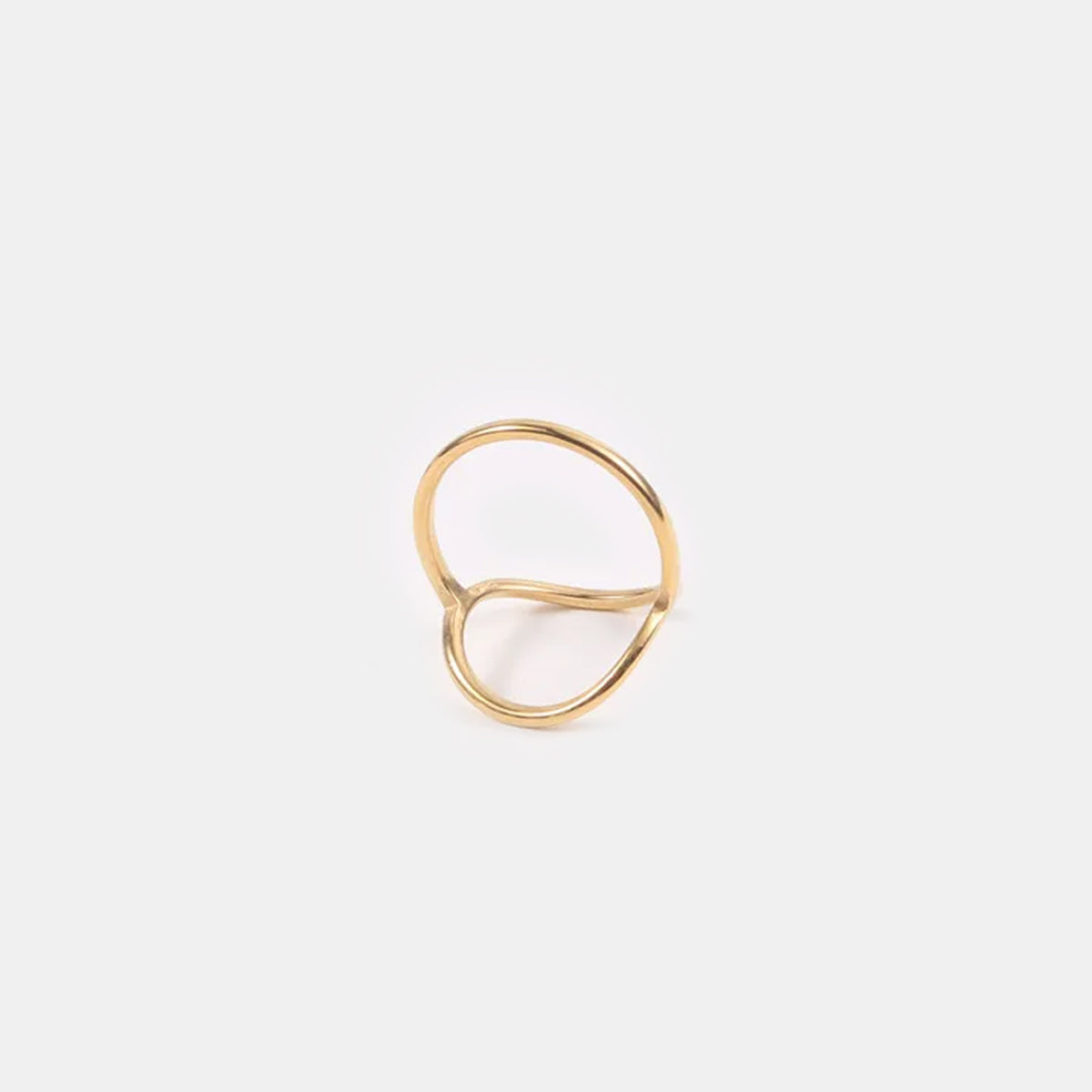 Noa Oval Ring in Gold or Silver Tone Jewelry