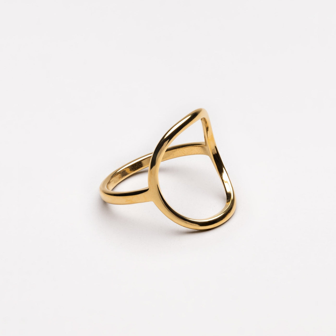 Noa Oval Ring in Gold or Silver Tone Jewelry