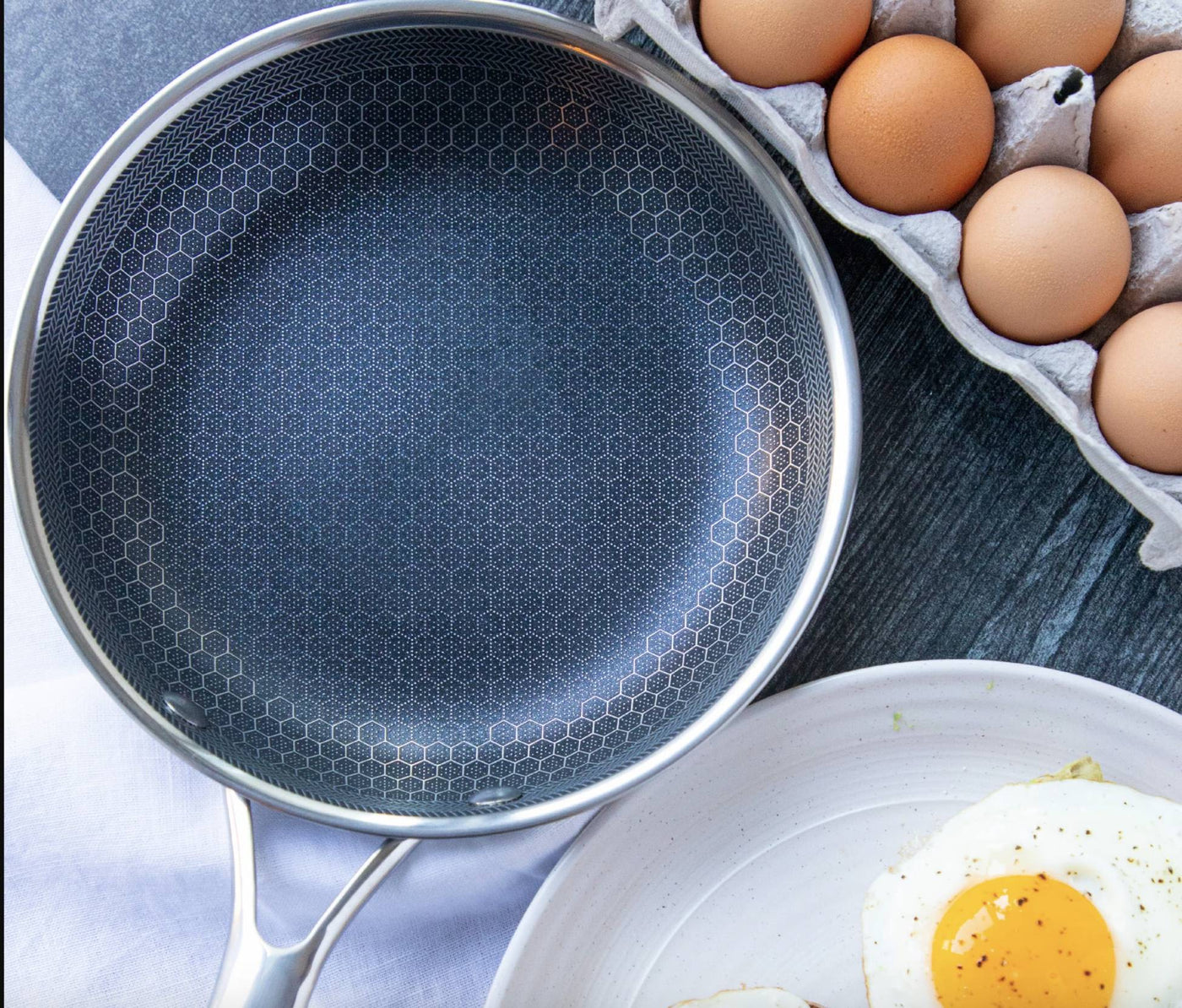 PanPro 30cm Stainless Steel Non-Stick Frying Pan