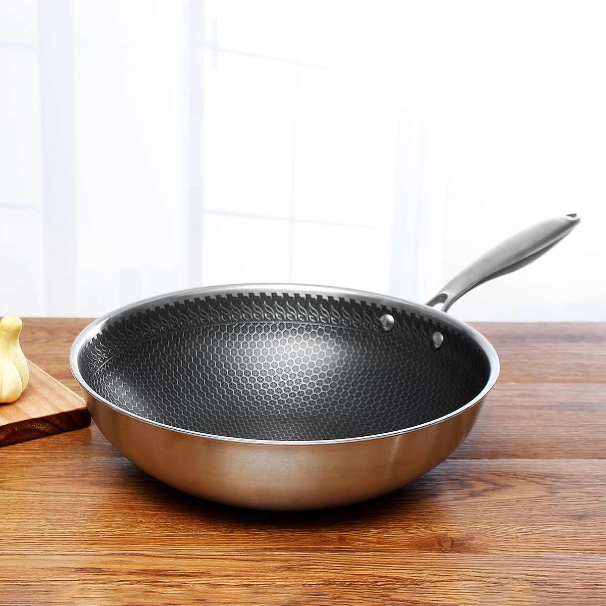 PanPro 30cm Stainless Steel Non-Stick Frying Pan