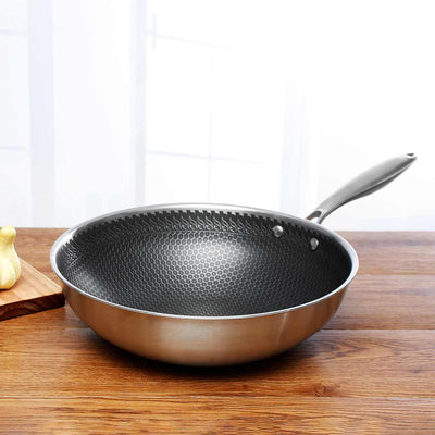 PanPro 30cm Stainless Steel Non-Stick Frying Pan