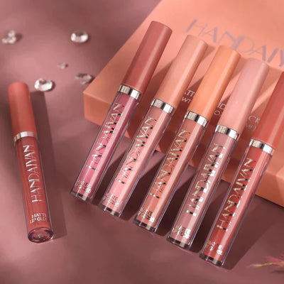 Matte Waterproof Liquid Lipstick Set – 6 Colors