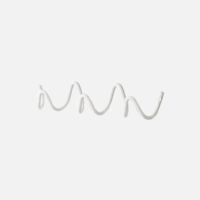 LineaForm Elegant Metal Wall Hook – Minimalist Matte Black or White