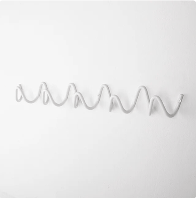 LineaForm Elegant Metal Wall Hook – Minimalist Matte Black or White