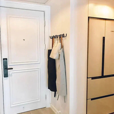 LineaForm Elegant Metal Wall Hook – Minimalist Matte Black or White