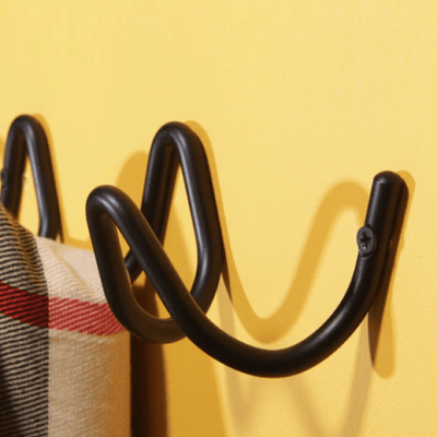 LineaForm Elegant Metal Wall Hook – Minimalist Matte Black or White