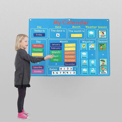 Kids Flannel Board Set with Felt Shapes