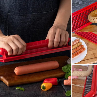 Hot Dog Slicer – Criss-Cross Slots for Even Cooking