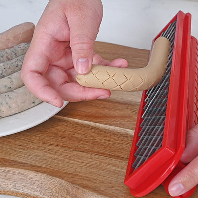 Hot Dog Slicer – Criss-Cross Slots for Even Cooking