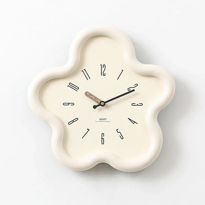 3D Flower Wall Clock with Silent Pendulum
