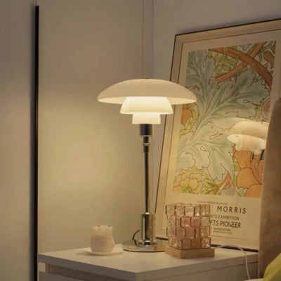 Disc Multilayer Metal Table Lamp – Modern Elegance with Soft Ambient Glow