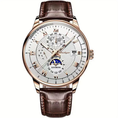 Mechanical Men’s Luxury Watch with Moonphase