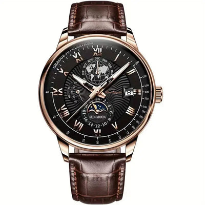 Mechanical Men’s Luxury Watch with Moonphase